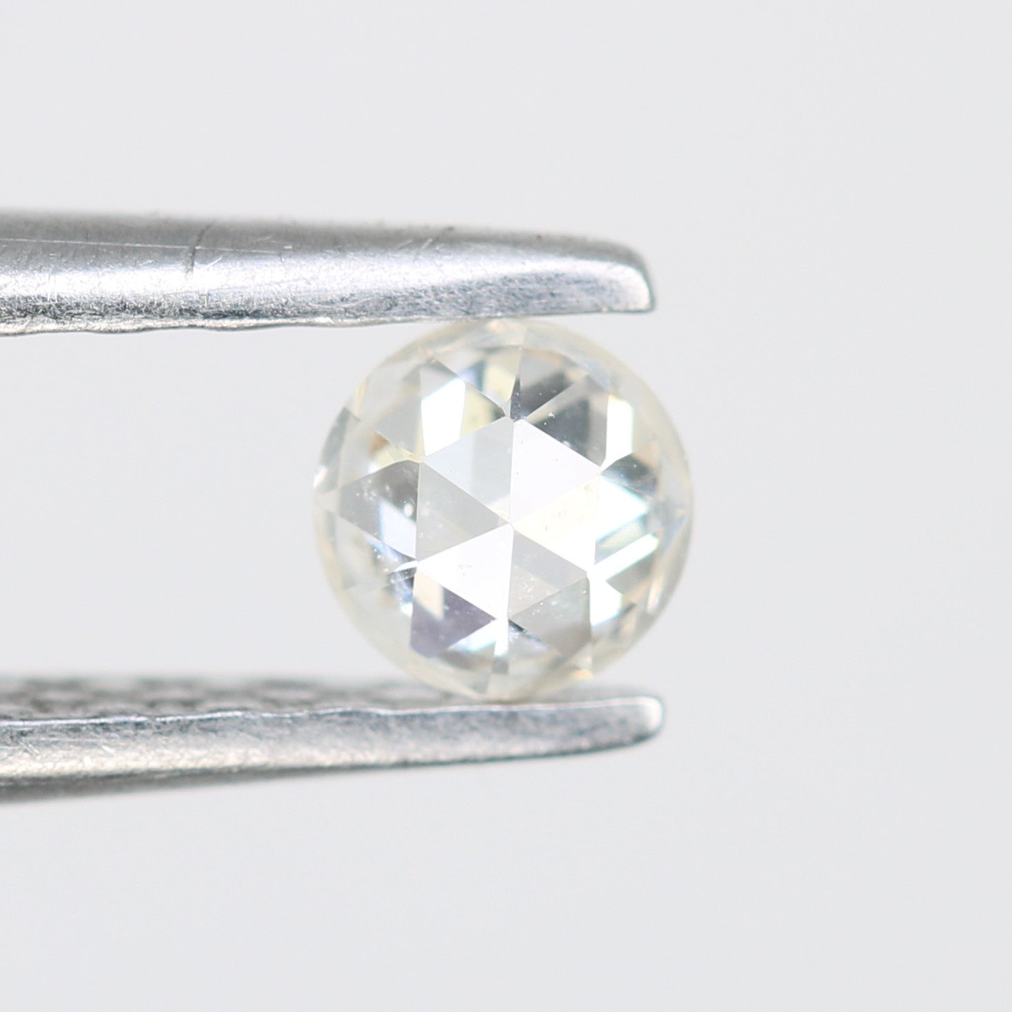 0.17 CT White Round Rose Cut Loose Salt and Pepper Diamond - Perfect for Engagement Rings, Necklaces, Earrings, and Custom Jewelry - JayKrishna Diamond