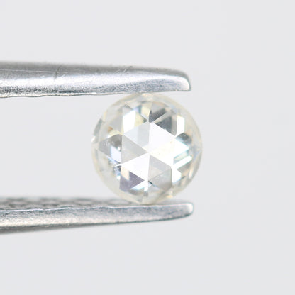 0.17 CT White Round Rose Cut Loose Salt and Pepper Diamond - Perfect for Engagement Rings, Necklaces, Earrings, and Custom Jewelry - JayKrishna Diamond