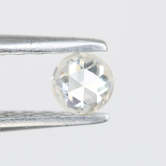 0.17 CT White Round Rose Cut Loose Salt and Pepper Diamond - Perfect for Engagement Rings, Necklaces, Earrings, and Custom Jewelry - JayKrishna Diamond