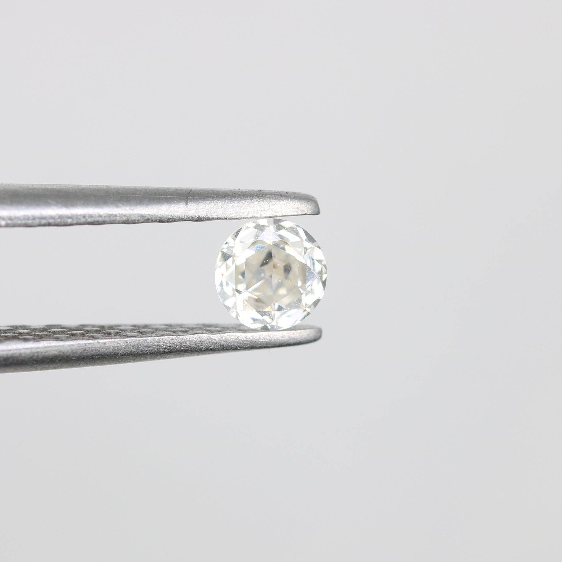 0.17 CT White Round Rose Cut Loose Salt and Pepper Diamond - Perfect for Engagement Rings, Necklaces, Earrings, and Custom Jewelry - JayKrishna Diamond