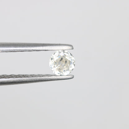 0.17 CT White Round Rose Cut Loose Salt and Pepper Diamond - Perfect for Engagement Rings, Necklaces, Earrings, and Custom Jewelry - JayKrishna Diamond