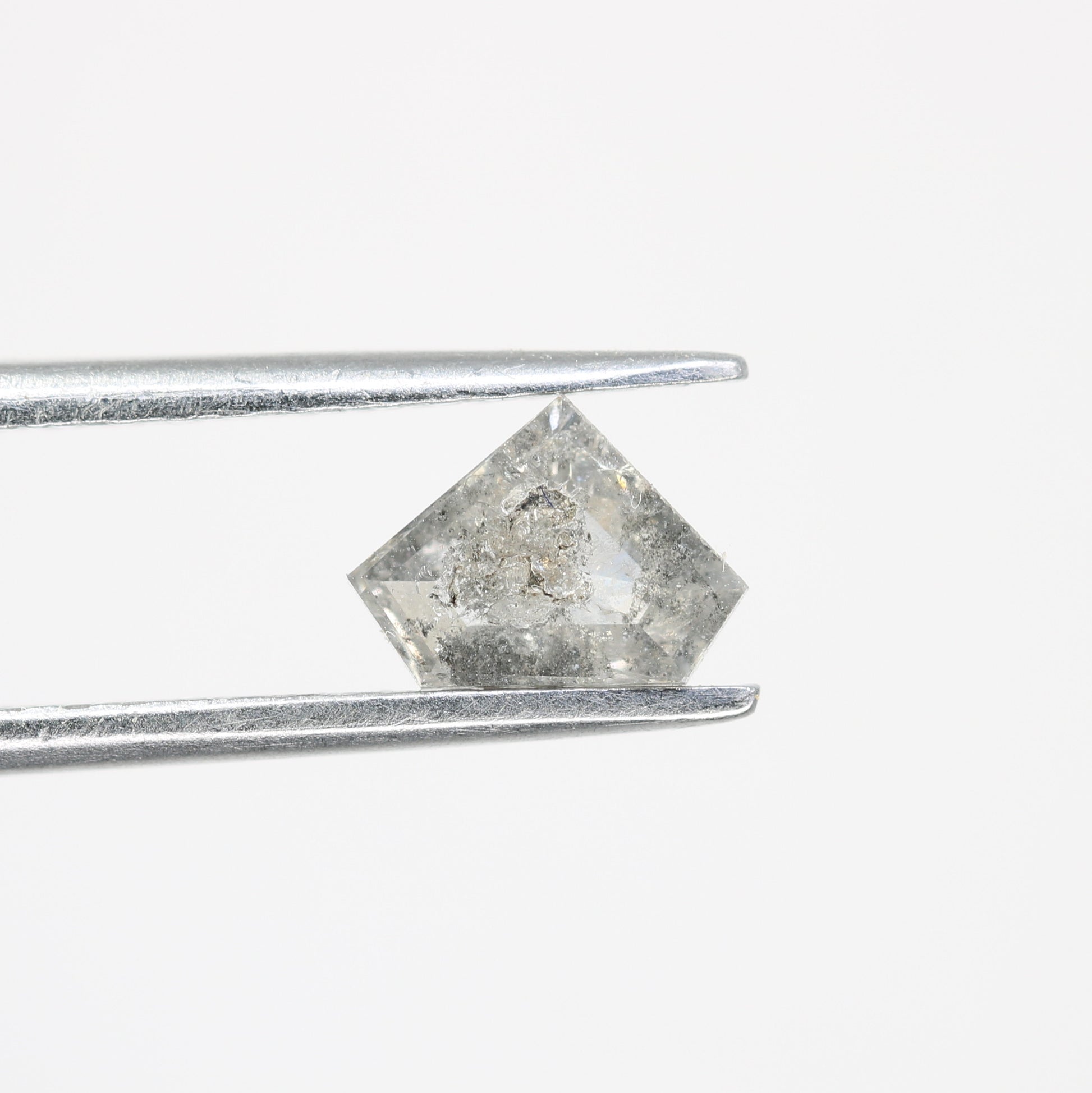 0.68 CT Diamond Cut Salt And Pepper Diamond For Engagement Ring - JayKrishna Diamond