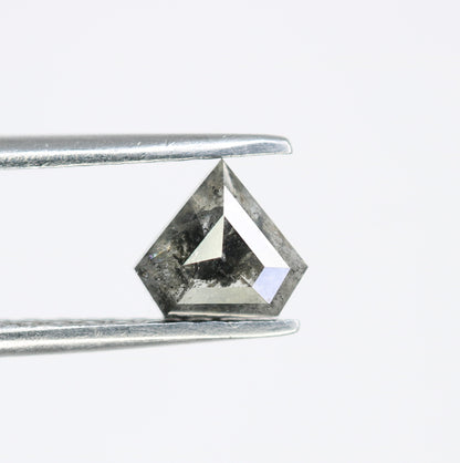 0.78 CT Diamond Cut Salt And Pepper Diamond For Engagement Ring - JayKrishna Diamond