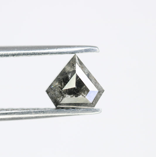 0.78 CT Diamond Cut Salt And Pepper Diamond For Engagement Ring - JayKrishna Diamond