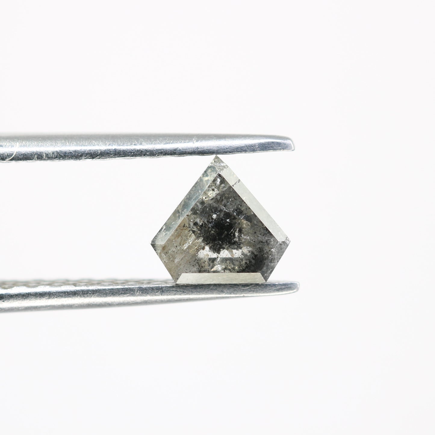 0.78 CT Diamond Cut Salt And Pepper Diamond For Engagement Ring - JayKrishna Diamond