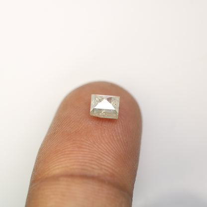 0.88 CT Grey Square Shape Diamond For Engagement Ring - JayKrishna Diamond