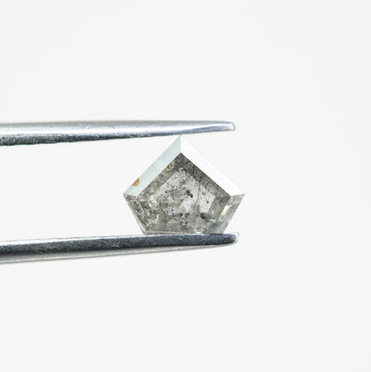 0.62 CT Diamond Shape Salt and Pepper Diamond for a Distinctive Engagement Ring: Stylish Gemstone Jewelry Option - JayKrishna Diamond