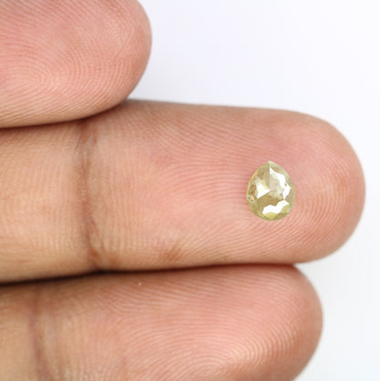0.64 CT Natural Pear Shaped Grey Diamond (6.10 MM) for Timeless Antique Jewelry: Distinctive Gemstone Piece - JayKrishna Diamond