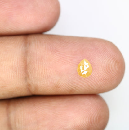 0.55 CT Fancy Yellow Pear-Shaped Diamond – Premium Loose Gem for High-End Designer Jewelry - JayKrishna Diamond