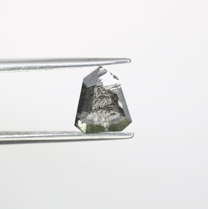 1.04 CT Salt And Pepper Shield Shaped Natural Diamond For Engagement Ring - JayKrishna Diamond