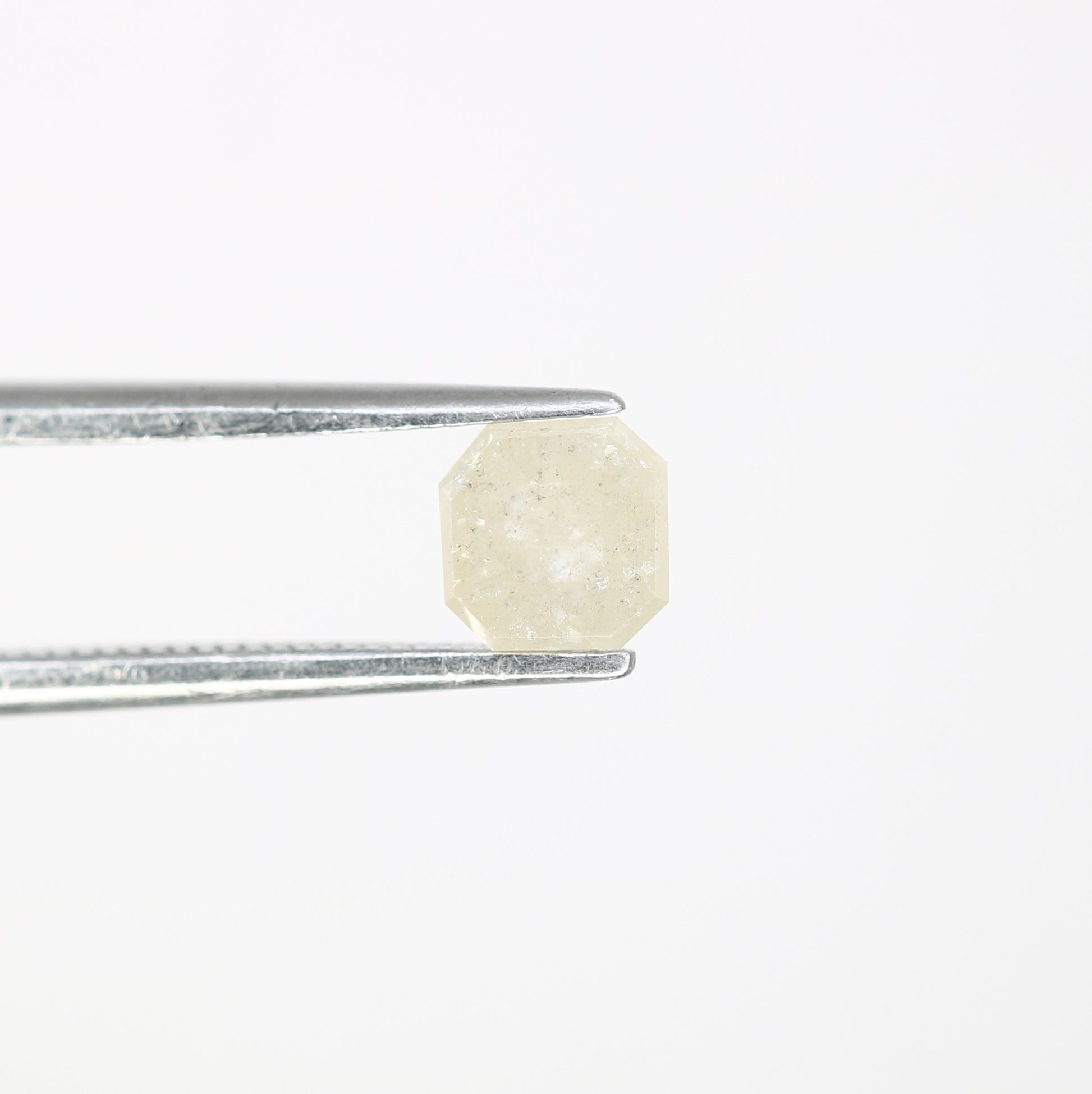 0.58 CT Polished Asscher-Shaped Loose Grey Diamond – Elegant Gem for Unique Proposal Rings - JayKrishna Diamond