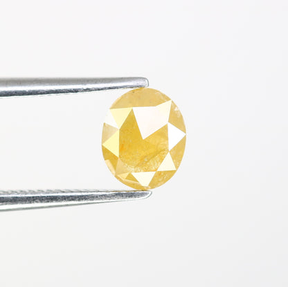 0.59 CT Fancy Yellow Oval-Shaped Diamond – Radiant Loose Gem for Meaningful Proposal Rings - JayKrishna Diamond
