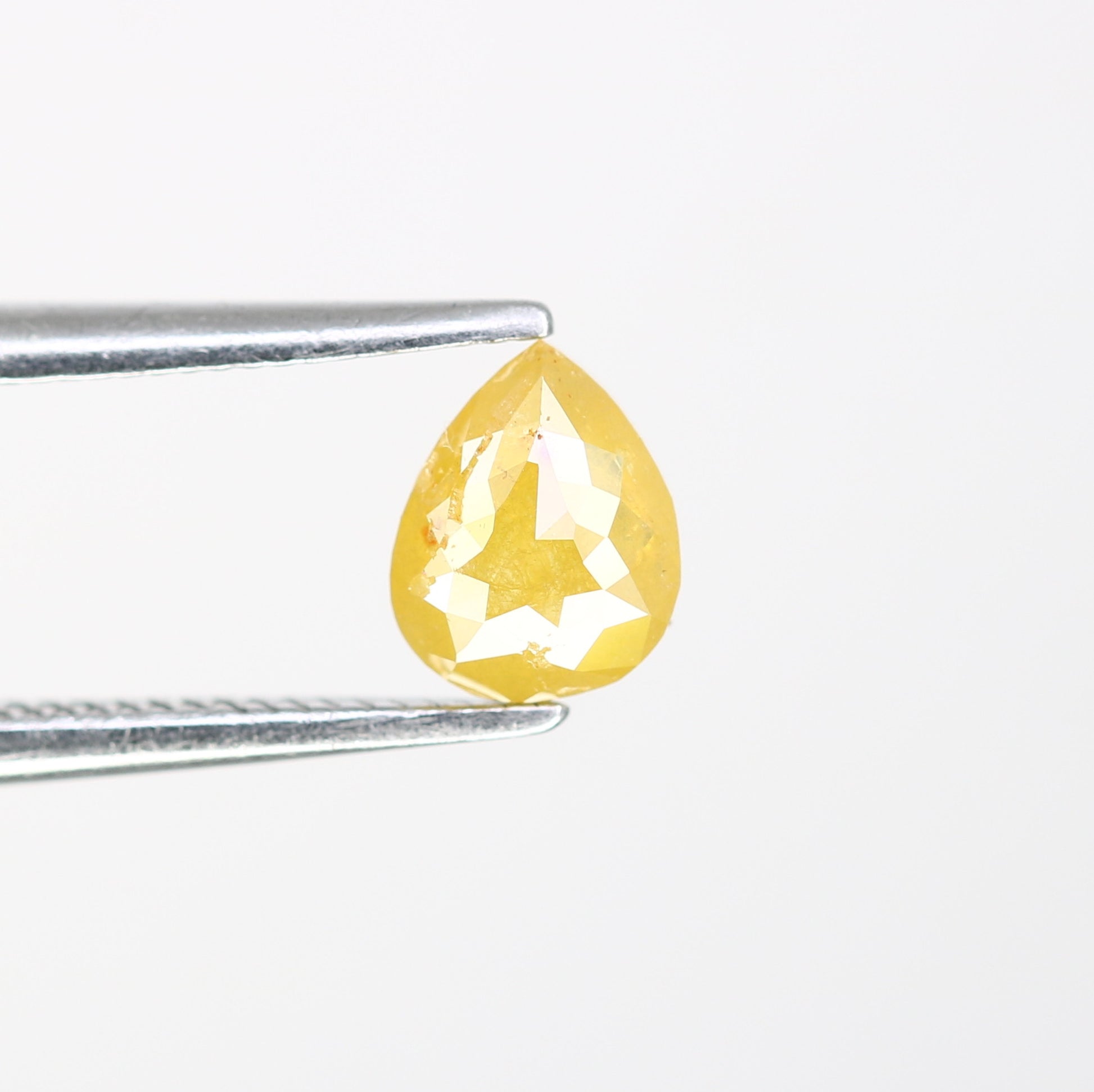 0.55 CT Pear Shape 5.90 MM Fancy Yellow Color Diamond For Designer Jewelry - JayKrishna Diamond