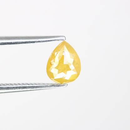 0.55 CT Pear Shape 5.90 MM Fancy Yellow Color Diamond For Designer Jewelry - JayKrishna Diamond