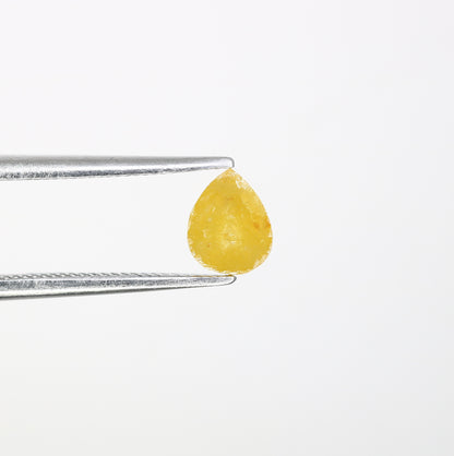 0.55 CT Pear Shape 5.90 MM Fancy Yellow Color Diamond For Designer Jewelry - JayKrishna Diamond