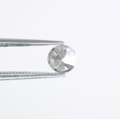 0.43 CT Natural Salt and Pepper 4.70 x 2.90 MM Round Brilliant Cut Diamond for Engagement Ring and Artisan Jewelry Design - JayKrishna Diamond