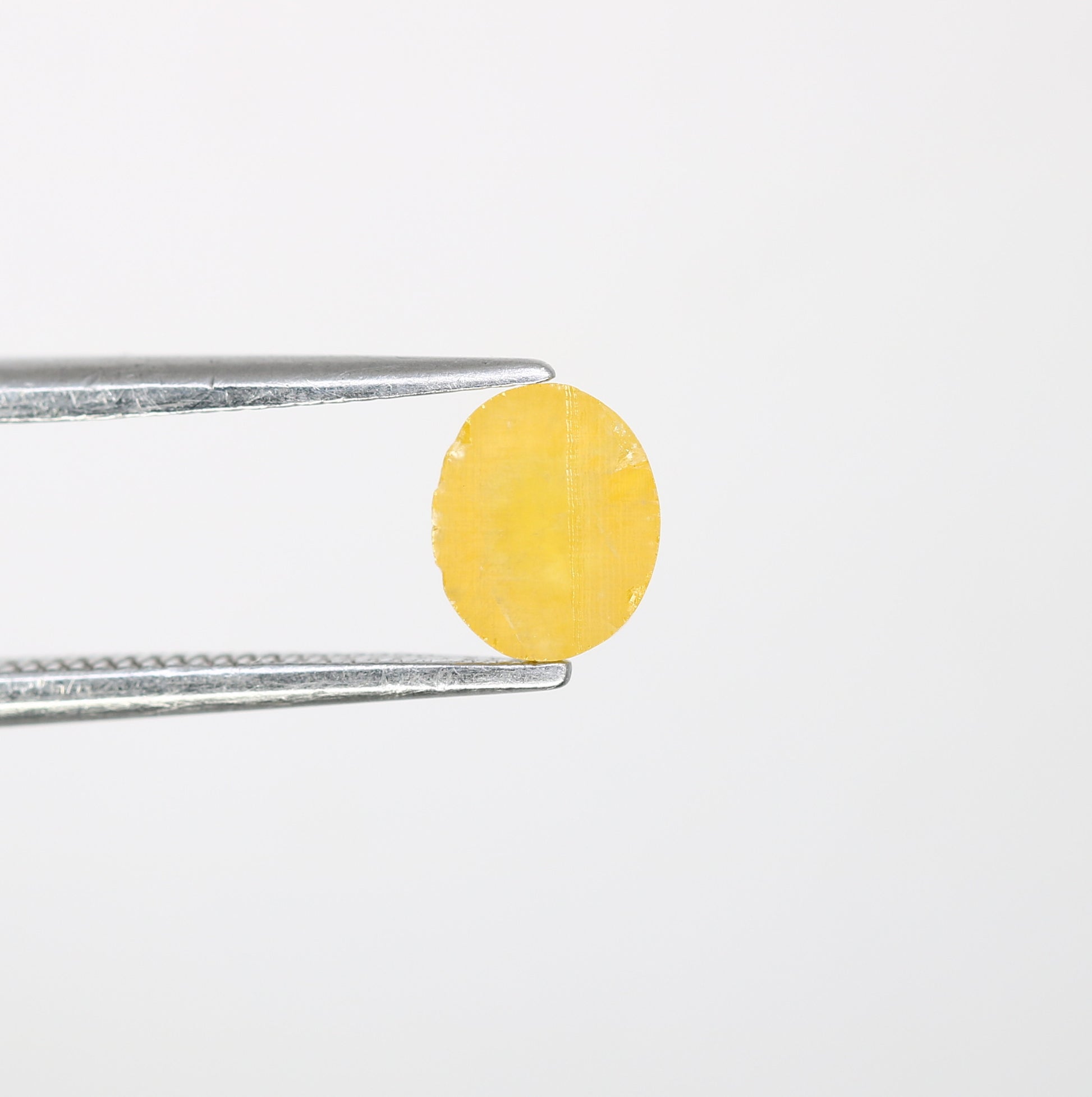 0.52 CT 5.90 MM Fancy Yellow Oval Shape Natural Diamond For Promise Ring - JayKrishna Diamond