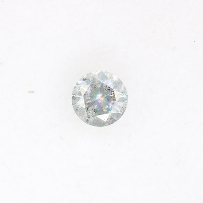 0.43 CT Natural Salt and Pepper 4.70 x 2.90 MM Round Brilliant Cut Diamond for Engagement Ring and Artisan Jewelry Design - JayKrishna Diamond