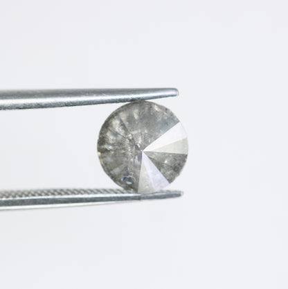 Salt And Pepper Diamond Ring 1.65 Carat Round Brilliant Cut Diamond - JayKrishna Diamond