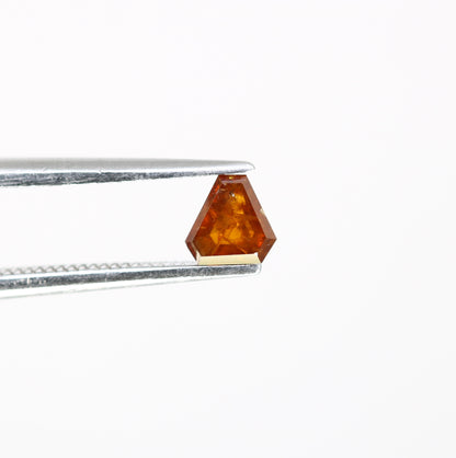 0.39 Carat Triangle Shaped Fancy Red Natural Diamond 4.30 MM | Unique Gemstone for Custom Statement Rings & Bold Fine Jewelry - JayKrishna Diamond