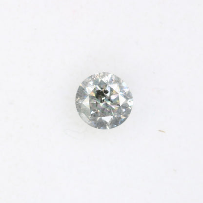 0.44 CT Salt and Pepper Round Brilliant Cut Diamond for Engagement Ring and Custom Artisan Jewelry Design - JayKrishna Diamond
