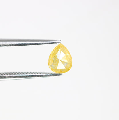 0.53 CT Fancy Yellow Pear Shape 6.00 MM Diamond For Engagement Ring - JayKrishna Diamond