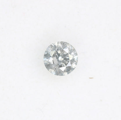 0.41 CT Salt and Pepper Round Brilliant Cut Loose Diamond for Engagement Ring and Fine Jewelry - JayKrishna Diamond