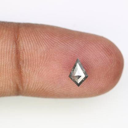 0.49 CT Salt And Pepper Kite Cut Loose Diamond For Engagement Ring - JayKrishna Diamond