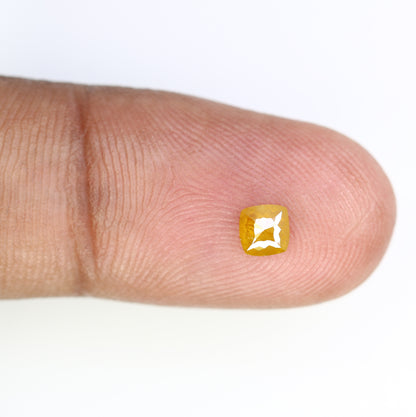 Dazzling 0.34 CT Yellow Cushion Cut Diamond | Perfect for Wedding Rings | Natural Gemstone | Yellow Diamond | Cushion Cut - JayKrishna Diamond