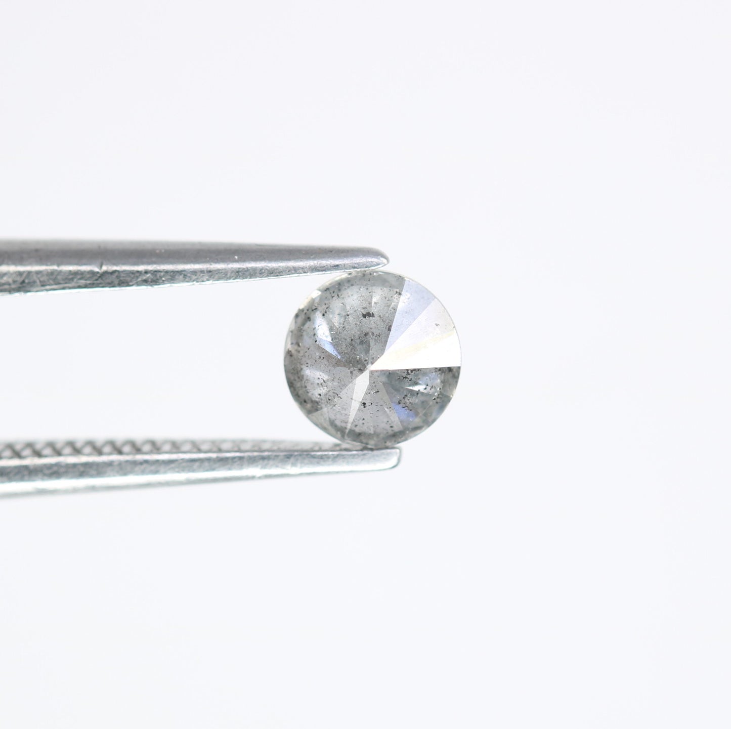 0.40 CT Round Brilliant Cut Salt And Pepper 4.60 x 2.80 MM Diamond For Engagement Ring - JayKrishna Diamond
