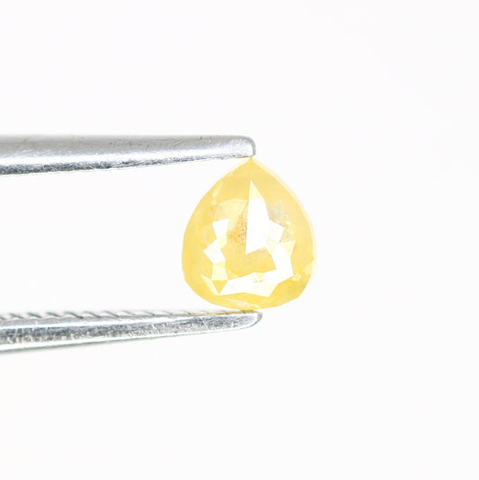 0.26 CT Fancy Yellow Pear Shape 4.40 MM Diamond – Ideal for Engagement Rings | Stunning Fancy Yellow Pear Diamond - JayKrishna Diamond