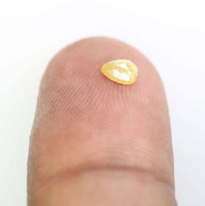 0.26 CT Fancy Yellow Pear Shape 4.40 MM Diamond – Ideal for Engagement Rings | Stunning Fancy Yellow Pear Diamond - JayKrishna Diamond