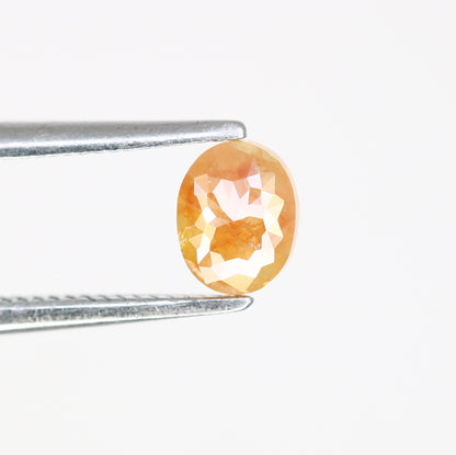 0.39 CT Loose Red 5.10 MM Natural Oval Shape Diamond for Custom Wedding Rings, Unique Engagement Jewelry & Bold Fine Jewelry - JayKrishna Diamond