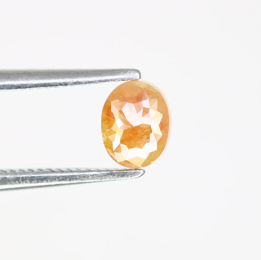 0.39 CT Loose Red 5.10 MM Natural Oval Shape Diamond for Custom Wedding Rings, Unique Engagement Jewelry & Bold Fine Jewelry - JayKrishna Diamond