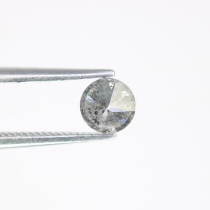 0.45 CT Salt and Pepper Brilliant Cut Round Loose Diamond for Engagement Ring and Custom Bridal Jewelry Design - JayKrishna Diamond