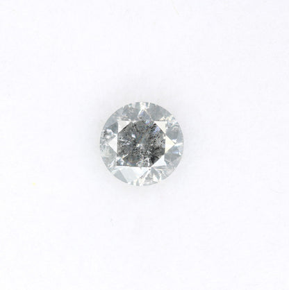 0.45 CT Salt and Pepper Brilliant Cut Round Loose Diamond for Engagement Ring and Custom Bridal Jewelry Design - JayKrishna Diamond