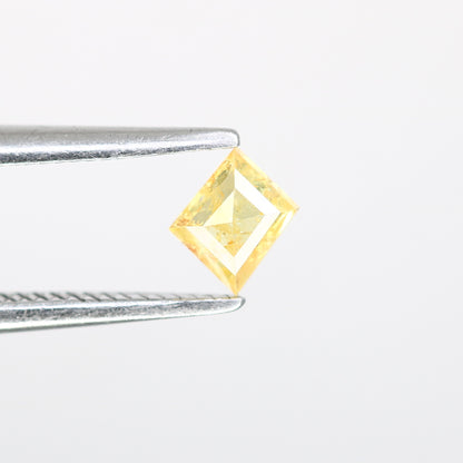 0.28 CT 4.90 MM Kite Shape Natural Fancy Yellow Diamond – Ideal for Designer Rings | Stunning Fancy Yellow Kite Diamond - JayKrishna Diamond