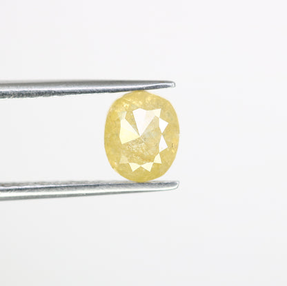 1.28 CT Light Yellow Oval Shape Loose Diamond For Engagement Ring - JayKrishna Diamond
