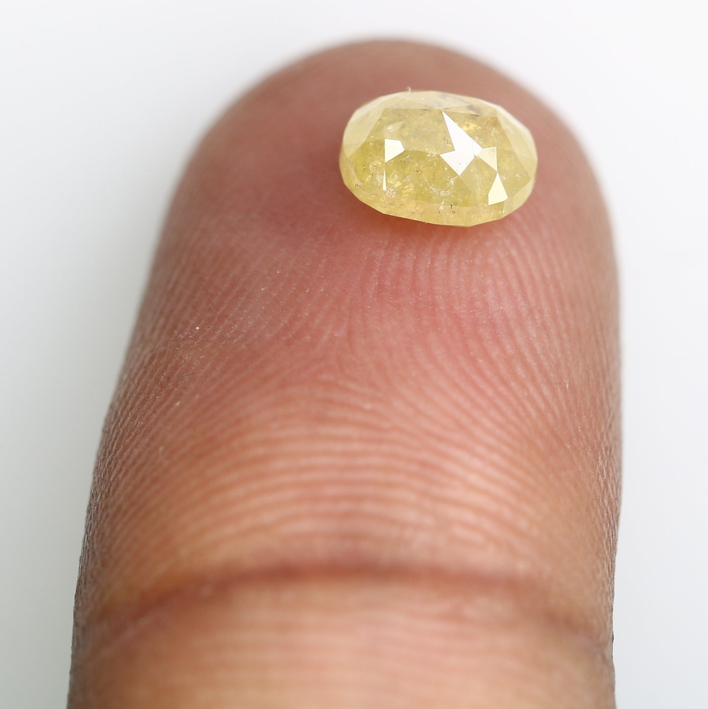 1.28 CT Light Yellow Oval Shape Loose Diamond For Engagement Ring - JayKrishna Diamond
