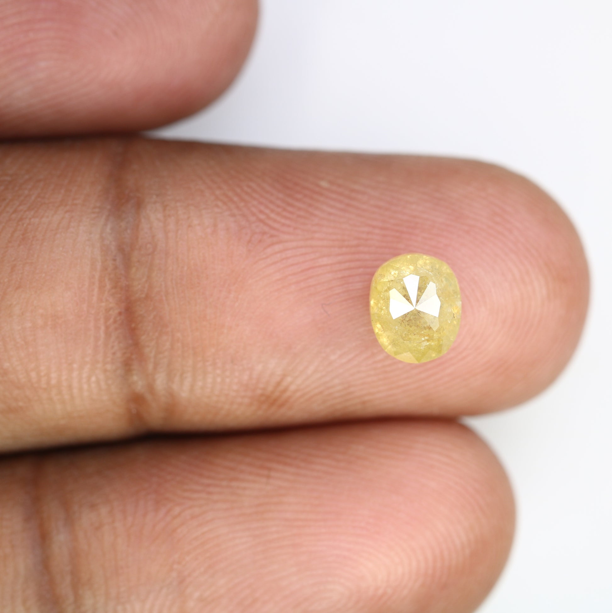 1.28 CT Light Yellow Oval Shape Loose Diamond For Engagement Ring - JayKrishna Diamond