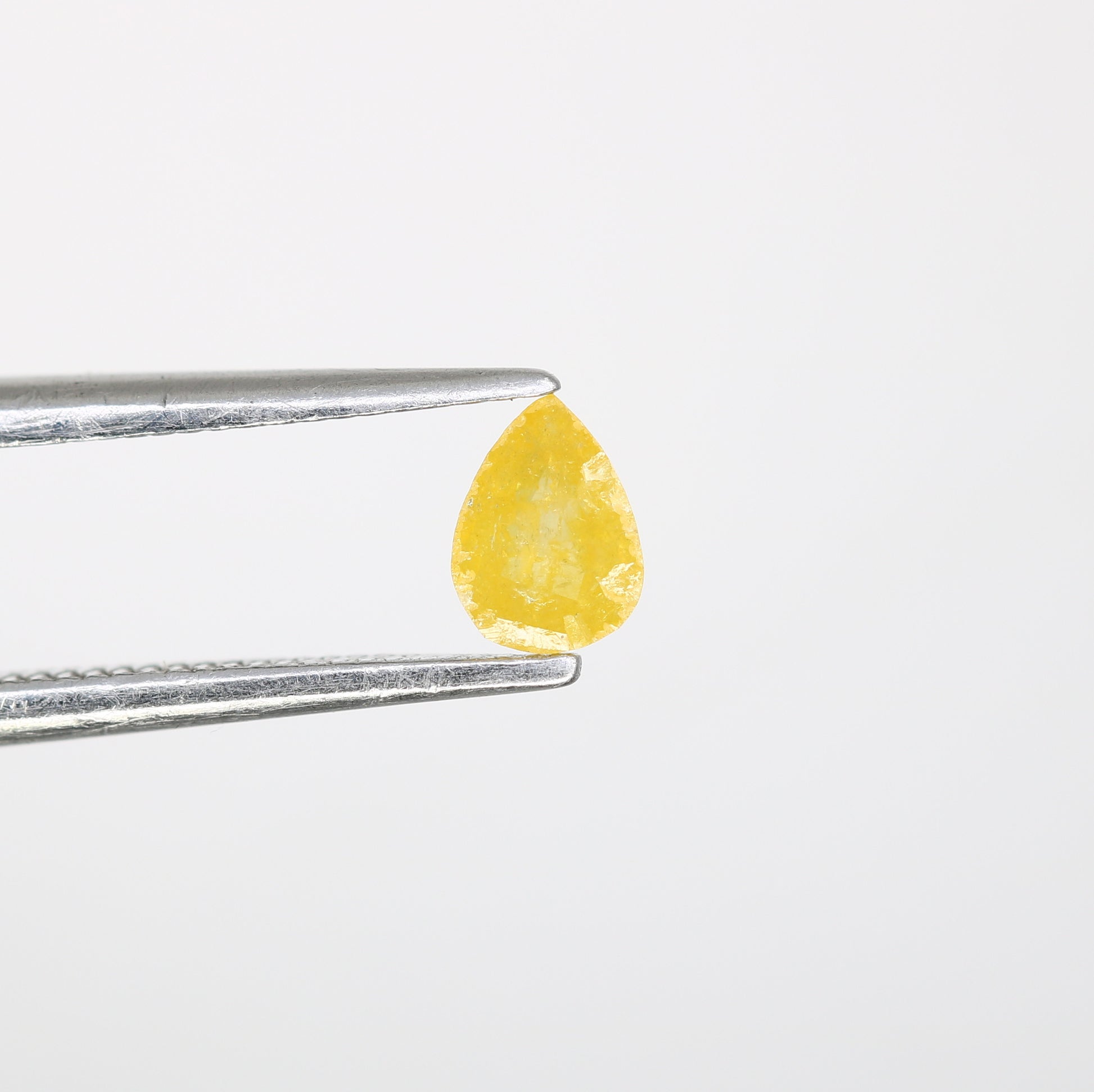 0.22 CT Fancy Grey Polished Pear Shape Diamond 4.80 MM for Designer Jewelry - JayKrishna Diamond