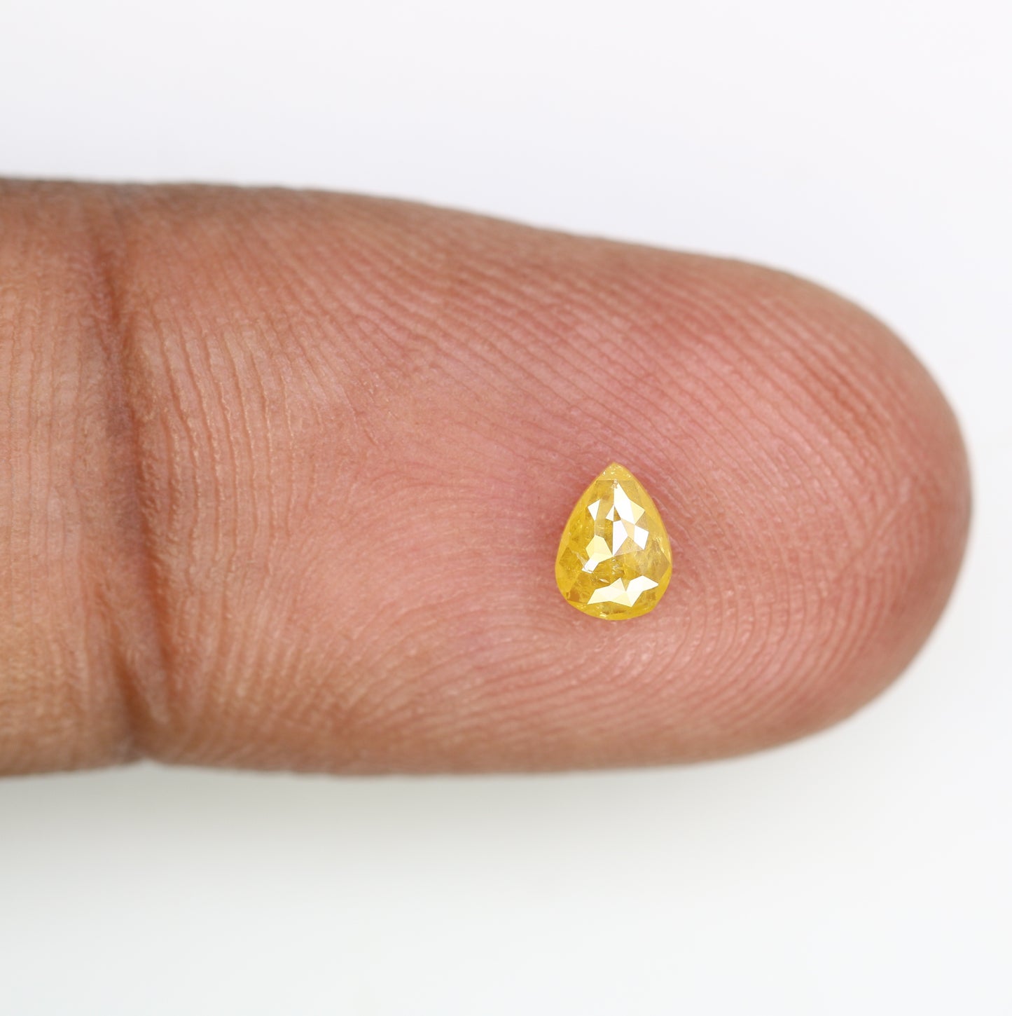 0.22 CT Fancy Grey Polished Pear Shape Diamond 4.80 MM for Designer Jewelry - JayKrishna Diamond