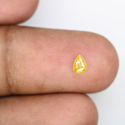 0.22 CT Fancy Grey Polished Pear Shape Diamond 4.80 MM for Designer Jewelry - JayKrishna Diamond