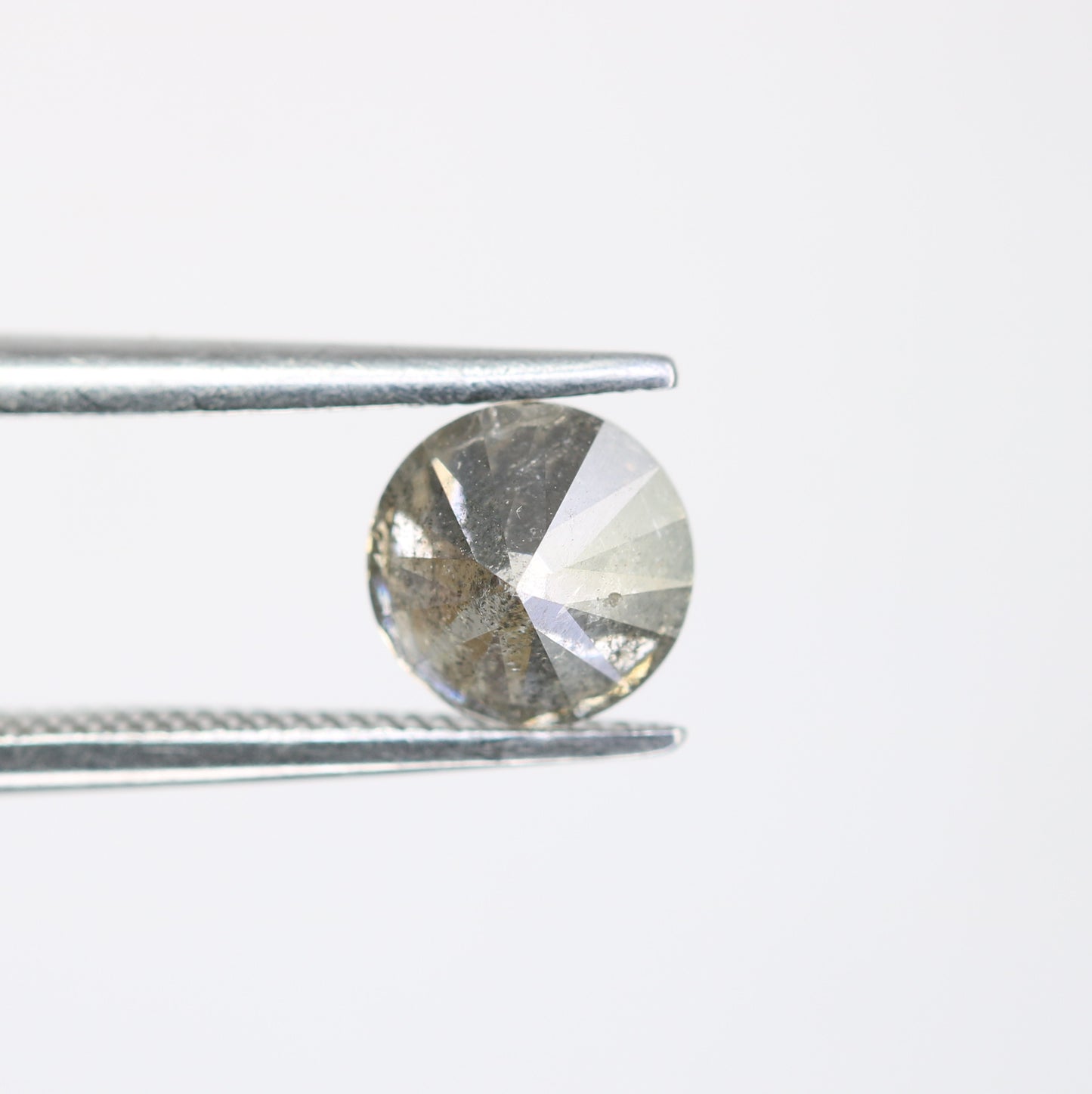 1.12 Carat Round Brilliant Cut Salt And Pepper Diamond For Galaxy Ring - JayKrishna Diamond