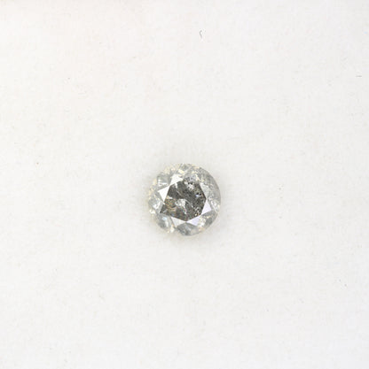 1.12 Carat Round Brilliant Cut Salt And Pepper Diamond For Galaxy Ring - JayKrishna Diamond