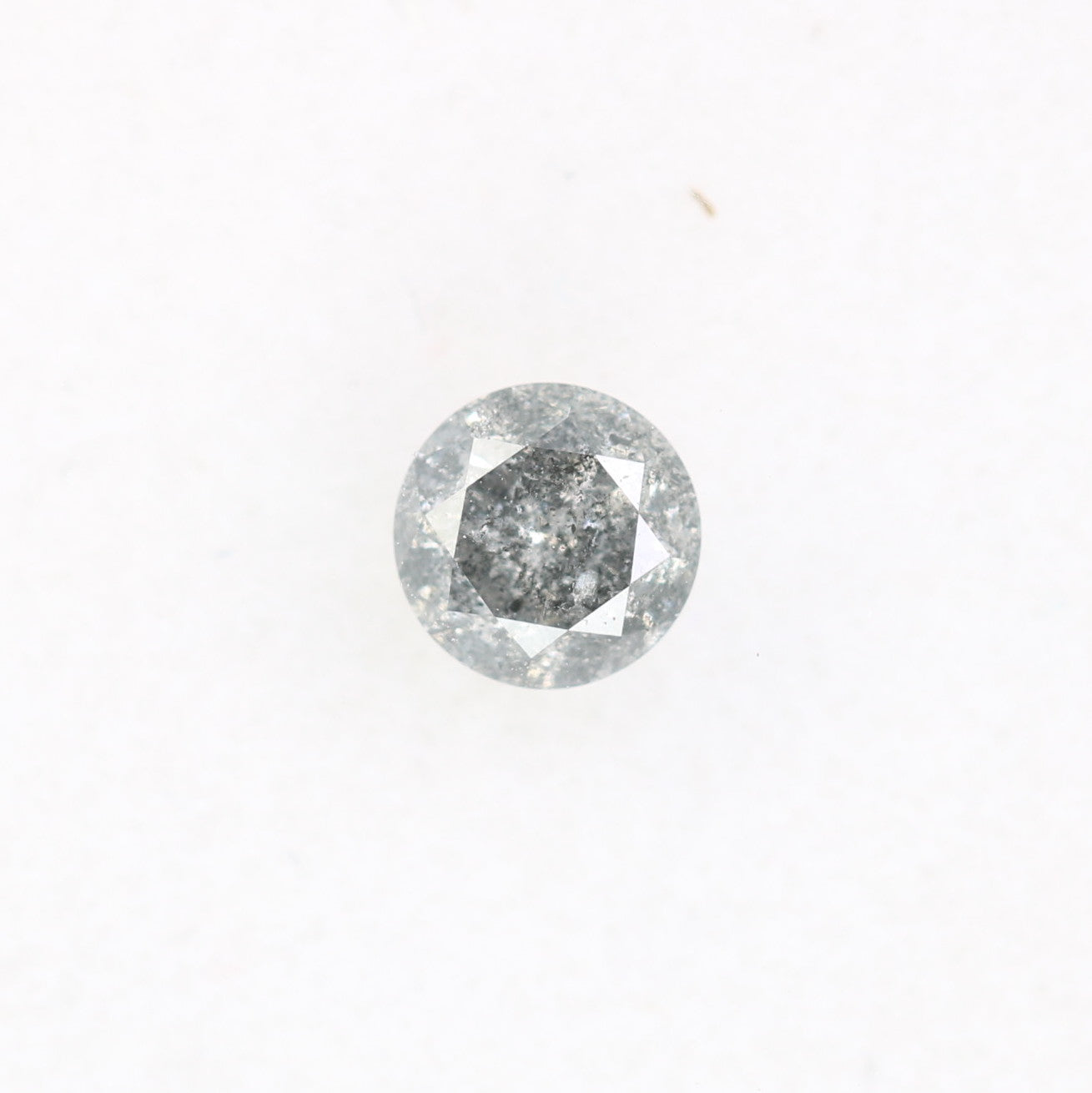 Unique 0.34 CT Round Brilliant Cut Salt & Pepper Diamond | Perfect for Engagement Rings - JayKrishna Diamond