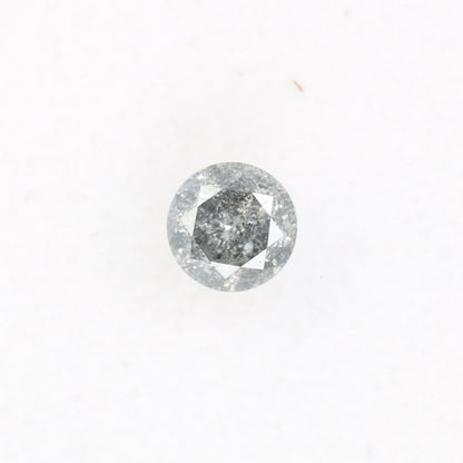 Unique 0.34 CT Round Brilliant Cut Salt & Pepper Diamond | Perfect for Engagement Rings - JayKrishna Diamond