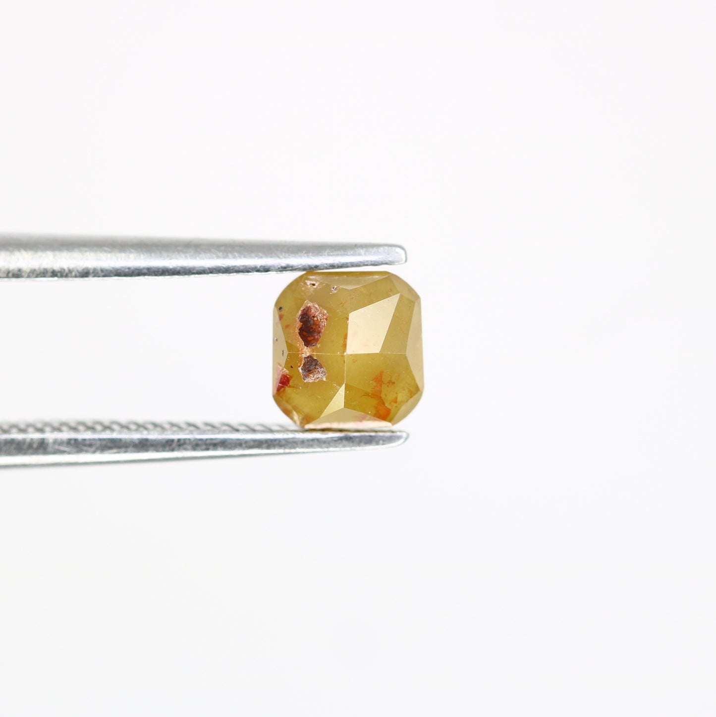 0.86 CT 4.90 MM Fancy Green Cushion Shape Diamond For Fancy Designer Jewelry - JayKrishna Diamond