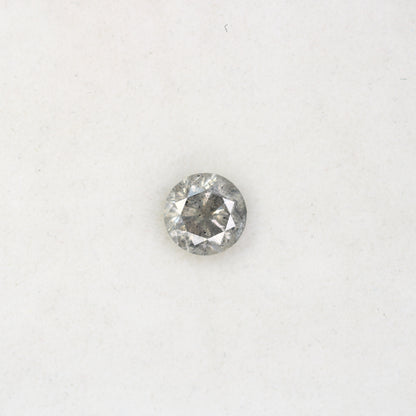 1.04 Carat Loose Salt And Pepper Round Brilliant Cut Diamond - JayKrishna Diamond
