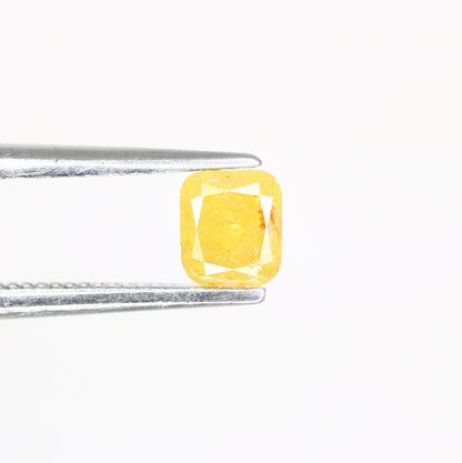 0.44 CT 4.20 MM Yellow Cushion Shape Natural Diamond for Wedding Ring and Custom Bridal Jewelry Design - JayKrishna Diamond